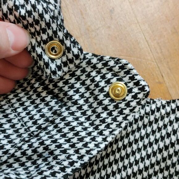 Max Studio dress 3T jumper outfit  houndstooth black white neutral - Picture 9 of 9